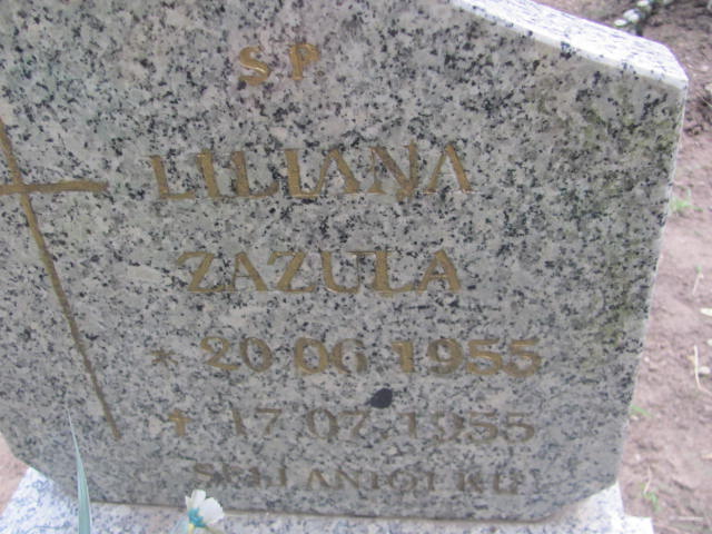 Liliana Zazula 1955 Cedynia - Grobonet - Wyszukiwarka osób pochowanych