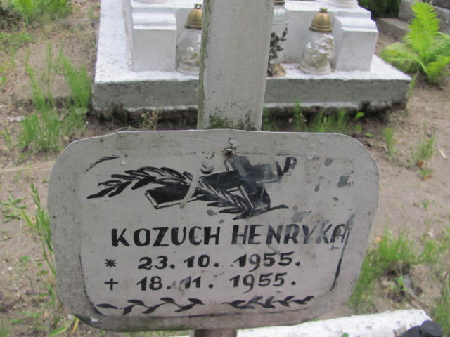 Henryka Kozuch 1955 Cedynia - Grobonet - Wyszukiwarka osób pochowanych