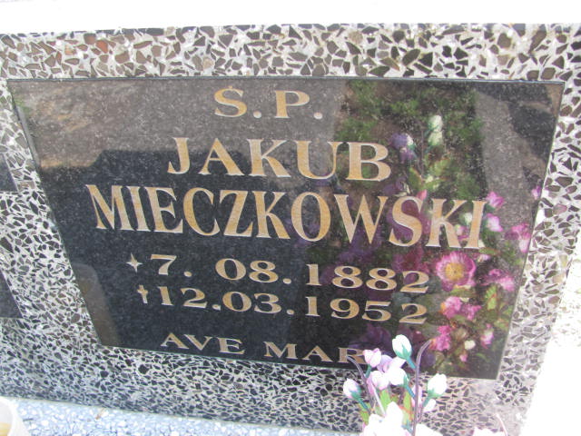 Jakub Mieczkowski 1882 Cedynia - Grobonet - Wyszukiwarka osób pochowanych