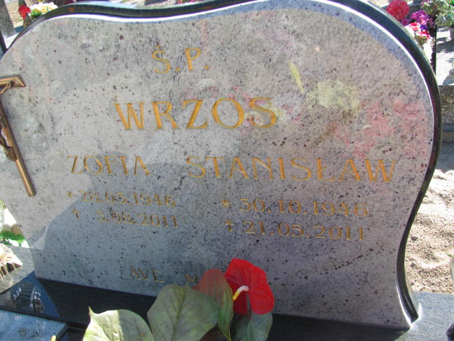 Stanisław Wrzos 1946 Cedynia - Grobonet - Wyszukiwarka osób pochowanych