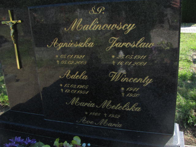 Jarosław Malinowski 1911 Cedynia - Grobonet - Wyszukiwarka osób pochowanych
