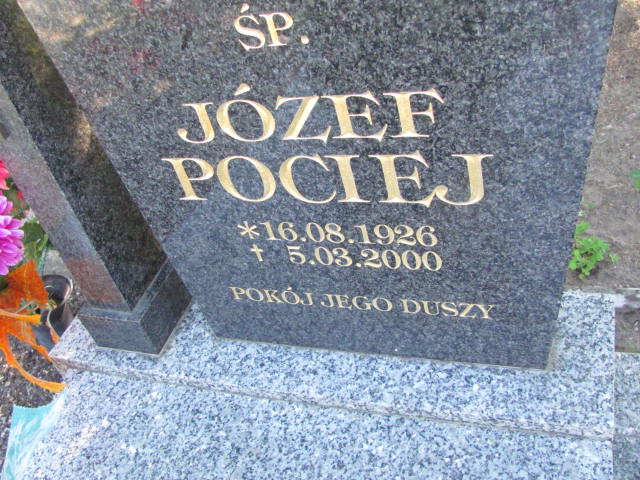Józef Pociej 1926 Cedynia - Grobonet - Wyszukiwarka osób pochowanych