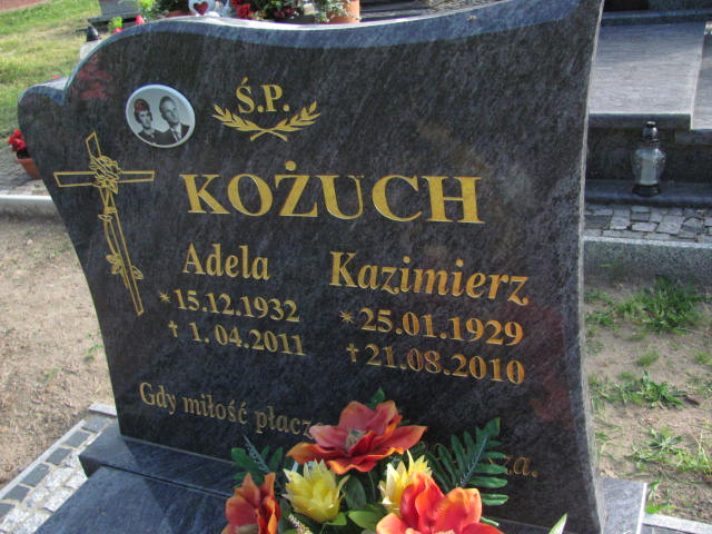 Adela Kożuch 1932 Cedynia - Grobonet - Wyszukiwarka osób pochowanych