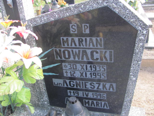 Marian Nowacki 1935 Cedynia - Grobonet - Wyszukiwarka osób pochowanych