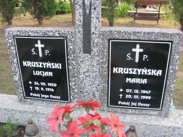 Maria Kruszyńska 1947 Cedynia - Grobonet - Wyszukiwarka osób pochowanych