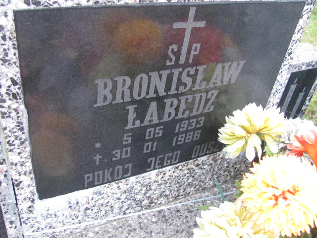 Bronisław Łabędź 1933 Cedynia - Grobonet - Wyszukiwarka osób pochowanych
