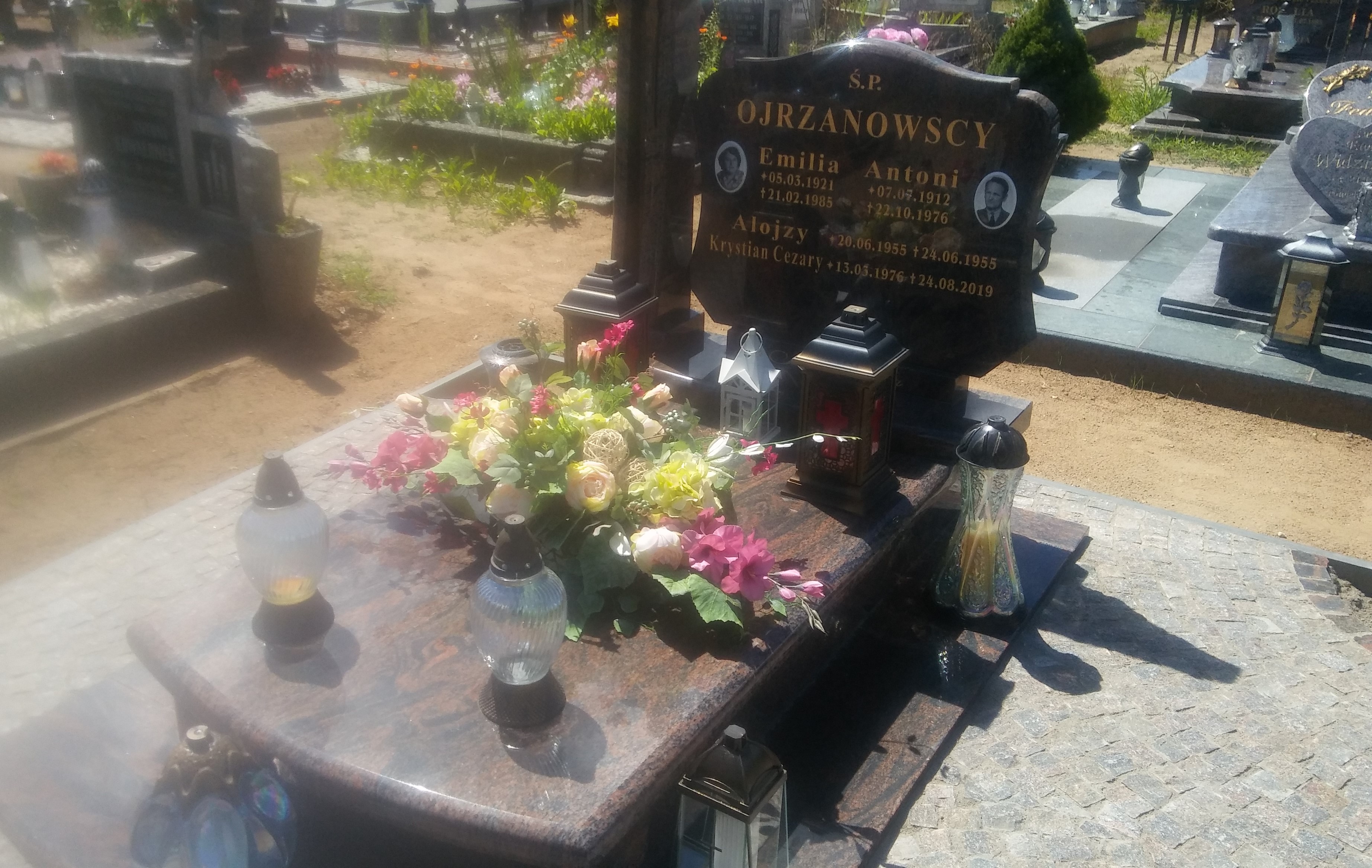 Alojzy Ojrzanowski 1955 Cedynia - Grobonet - Wyszukiwarka osób pochowanych