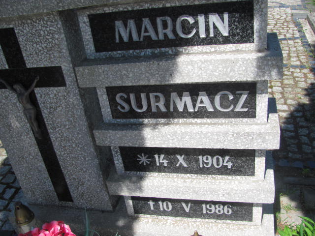 Marcin Surmacz 1904 Cedynia - Grobonet - Wyszukiwarka osób pochowanych