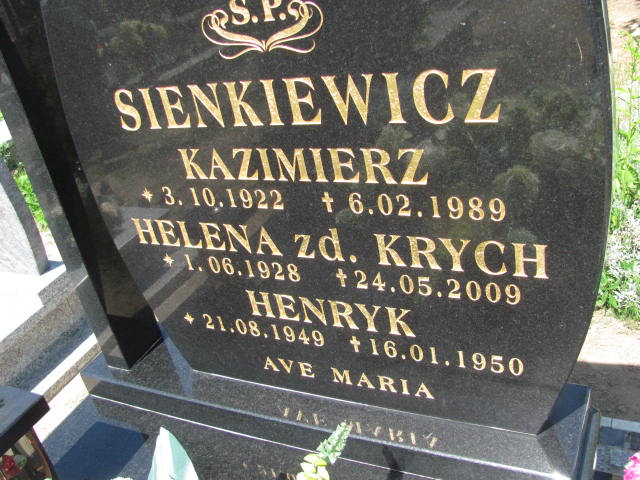 Kazimierz Sienkiewicz 1922 Cedynia - Grobonet - Wyszukiwarka osób pochowanych