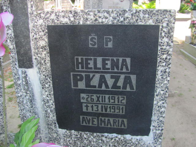 Helena Płaza 1912 Cedynia - Grobonet - Wyszukiwarka osób pochowanych