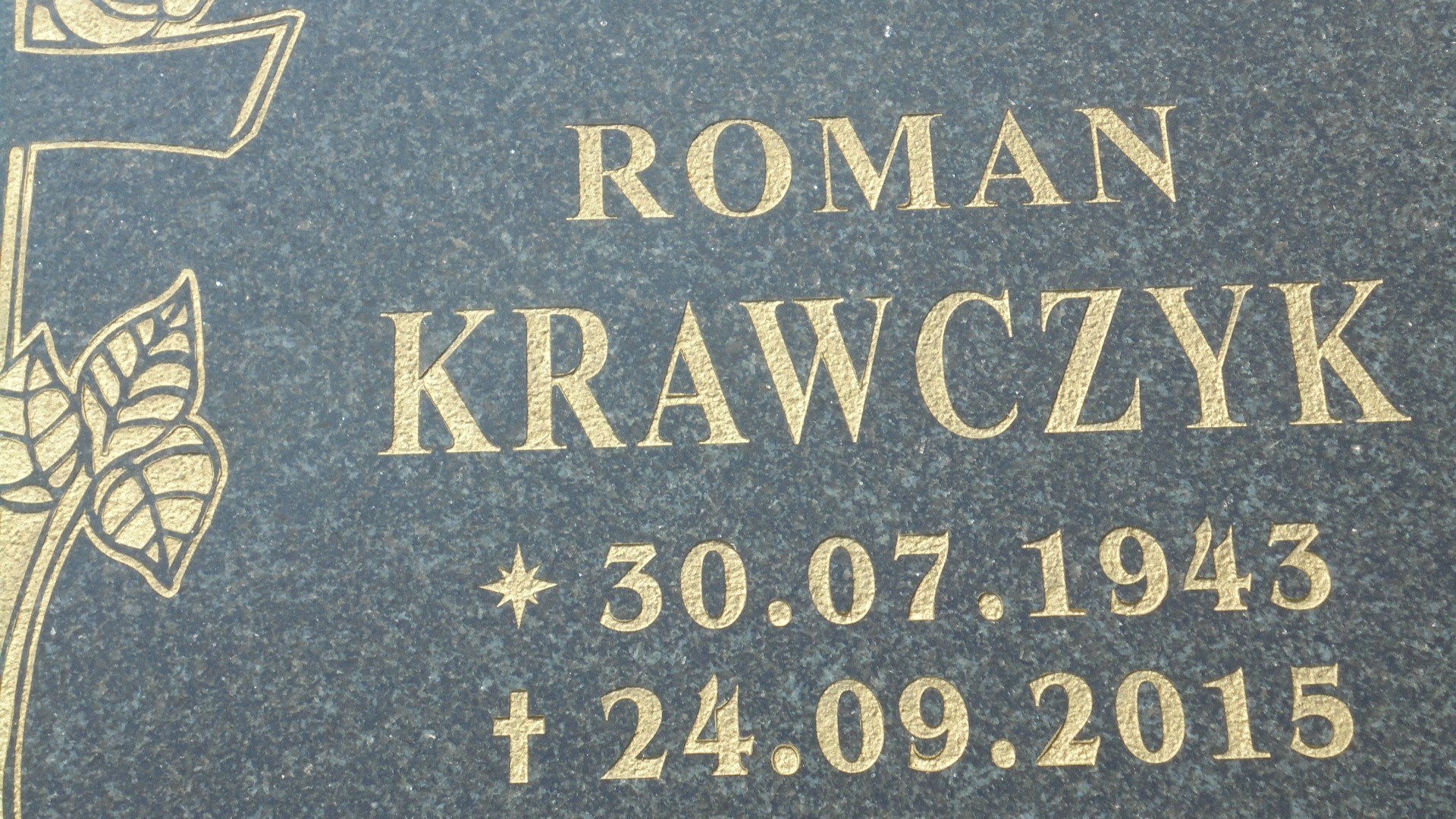 Grób Roman Krawczyk