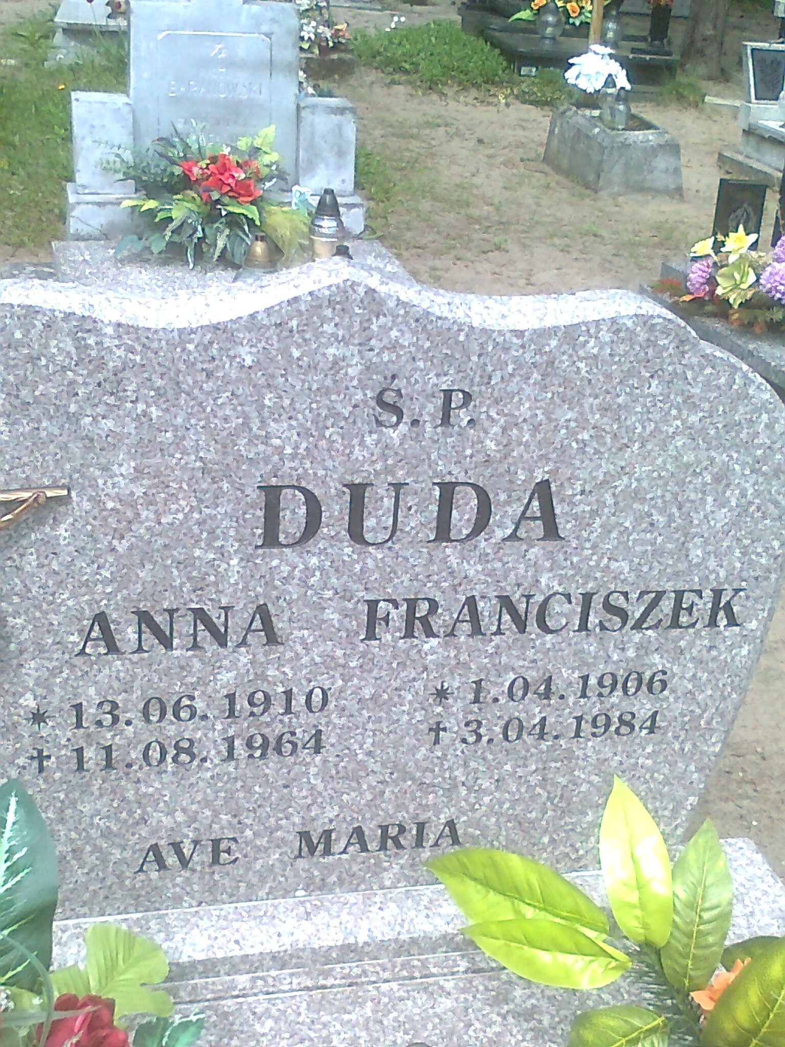 Franciszek Duda 1906 Cedynia - Grobonet - Wyszukiwarka osób pochowanych